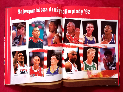 NBA DREAM TEAM ALBUM BOOK NATIONAL BASKETBALL ASSOCIATION by MAT MARSON 1992's - Picture 10 of 11