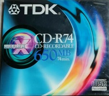 CD-R74 Recorable Reflex Multi Speed 650 MB  1 Stück Neu & OVP