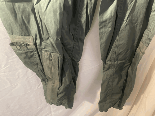 Vtg 60s K-2B Flight Suit Flying Mans Military USAF Vietnam looks Unissued sm-reg - Picture 8 of 12