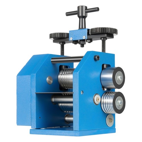 Manuelle Kombination Walzwerk Maschine Schmuck Metall Werkzeuge Ausrüstung NEU 75mm - Bild 10 von 24