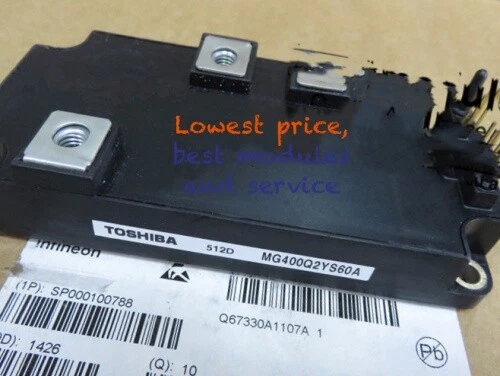 Envío Gratis 1 PIEZA TOSHIBA MG400Q2YS60A Módulo IGBT 100% Nuevo Garantía de Calidad Foto 2 de 4