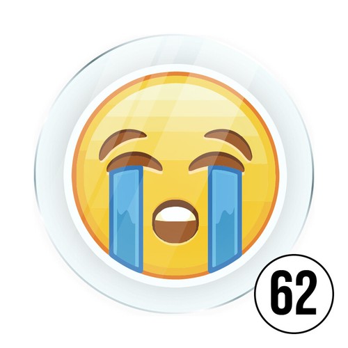 Kühlschrankmagnete Memo Magnete aus Acryl mit Emoji Smilies Glas Pinnwand Magnet - Bild 69 von 71