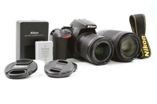 Nikon D3500 24.2MP Camera with 18-55mm and 70-300mm Lens + Nikon D3500 24.2MP Camera with 18-55mm and 70-300mm Lens +
