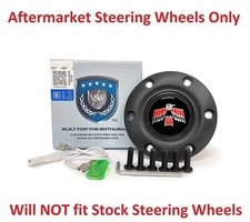 Black Steering Wheel 6 Hole Horn Button W 1967-1969 Pontiac Firebird Emblem Black Steering Wheel 6 Hole Horn Button W 1967-1969 Pontiac Firebird Emblem