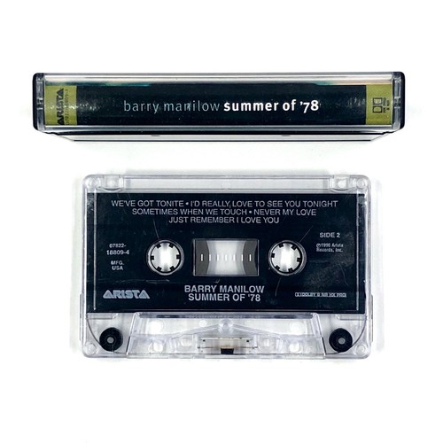 BARRY MANILOW SUMMER OF 78 Cassette Tape 1993 Rock Pop Rare - Picture 4 of 5