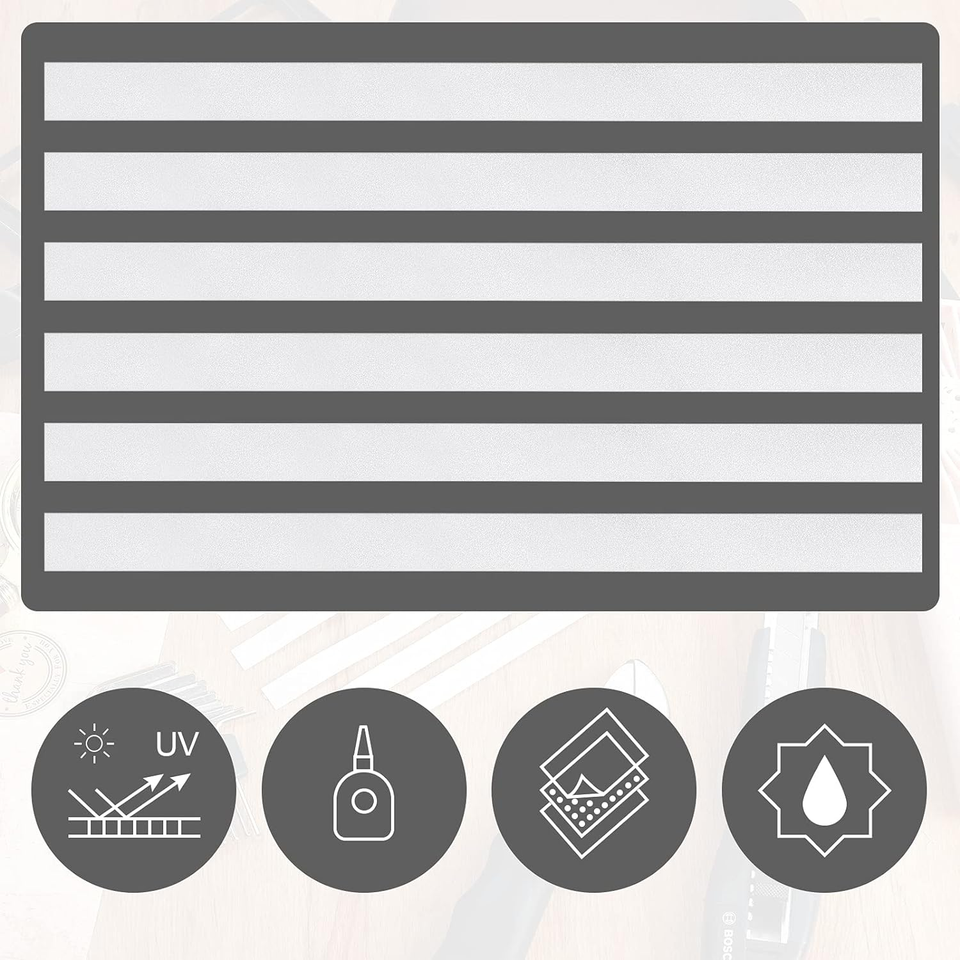 20 Pieces Reflective Tape Tachometer Tapes Strips for Optical and Laser