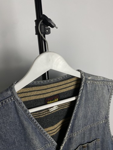 Vintage 80s Diesel Distressed Wash Denim Japan Archive Y2k Men’s M Size - Picture 6 of 13