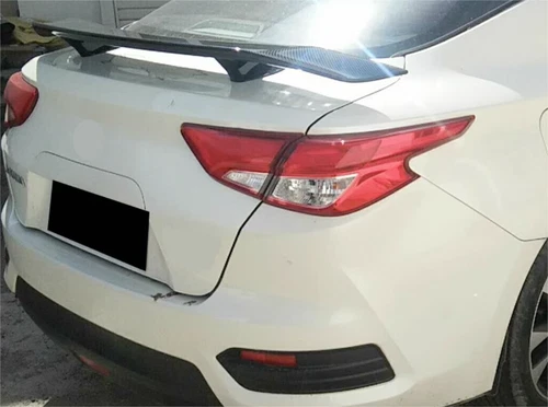 Universal Rear Trunk Spoiler Carbon Fiber General For Honda Civic Sedan - Picture 3 of 9