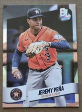 2024 Topps Big League #202 Jeremy Pena Uncommon Rainbow Foil Houston Astros 