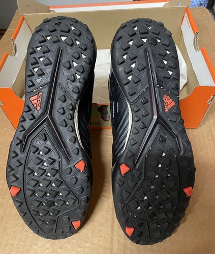 Adidas Predator Tango 18+ TF Hombres Talla 8 Zapatos de Césped Negro/Rojo Solar CM7673 - Imagen 5 de 5
