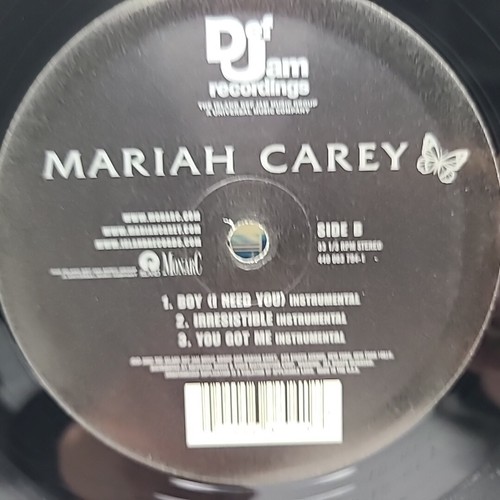 Mariah Carey - Boy (I Need You)/Irresistible/You Got Me 12" Vinyl 2002 VERY GOOD - Picture 4 of 5