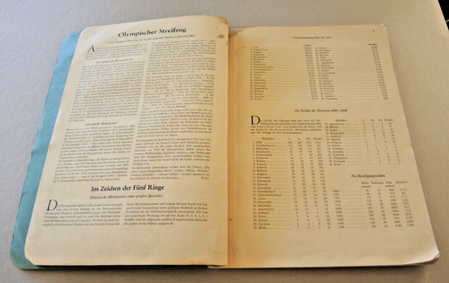 1952 HELSINKI OLYMPIC GAMES GERMAN STICKER BOOK SOUVENIR DAMAGED #5 - Picture 3 of 7