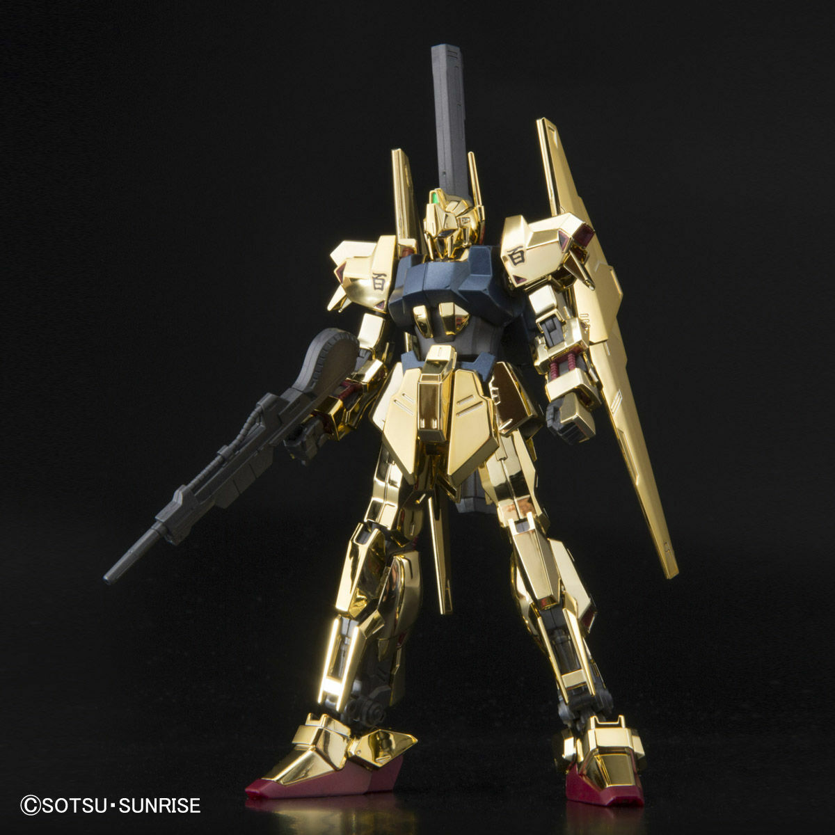 HG Type 100 HYAKU-SHIKI 1/144 Gundam Base LTD Gold Coating HG Type 100 HYAKU-SHIKI 1/144 Gundam Base LTD Gold Coating