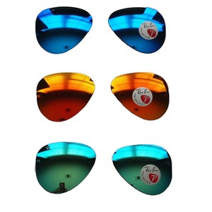 RAY-BAN-REPLACEMENT-LENSES-AVIATOR-POLARIZED-3025-112-58mm-Mirror-choose-color