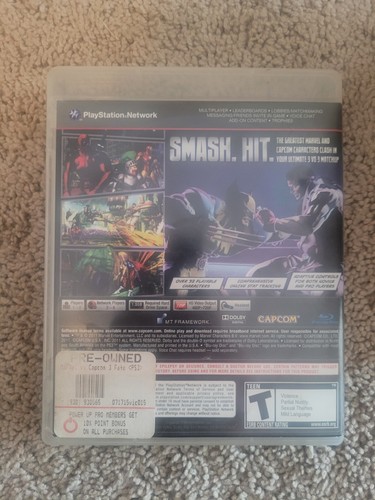 Marvel vs. Capcom 3: Fate of Two Worlds Sony PS3 PPS 308458 - Picture 3 of 3