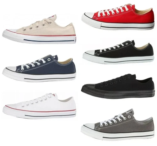 Converse All Star Chuck Taylor Canvas Shoes Low Top All Sizes