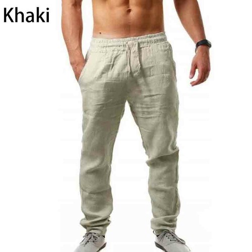 Sommer Herren Baggy Haremshose Strand Yoga lose Kordelzug Hose - Bild 34 von 40