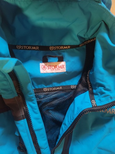 Giacca a vapore Stormr in neoprene stile tifone USA da uomo taglia XL ottime condizioni - Foto 10 di 19