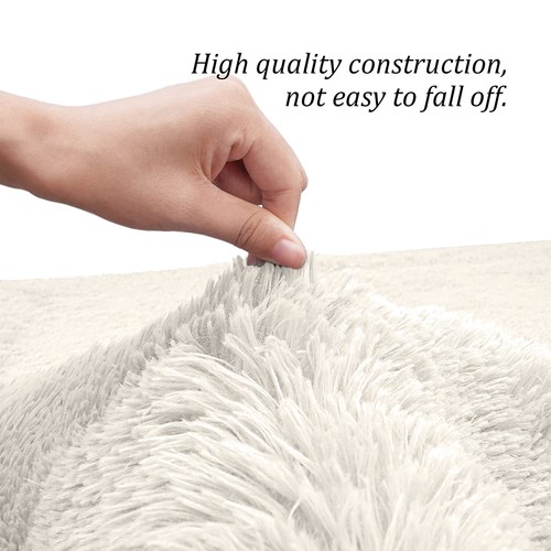 Large Shaggy Rugs Anti Slip Soft Fluffy Rug Living Room Thick Carpet Bedroom Mat - Picture 76 of 87