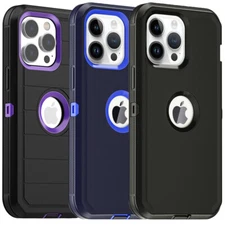 For Apple iPhone 12 Pro/iPhone 12 Case Drop Shockproof Heavy Duty Rugged Cover