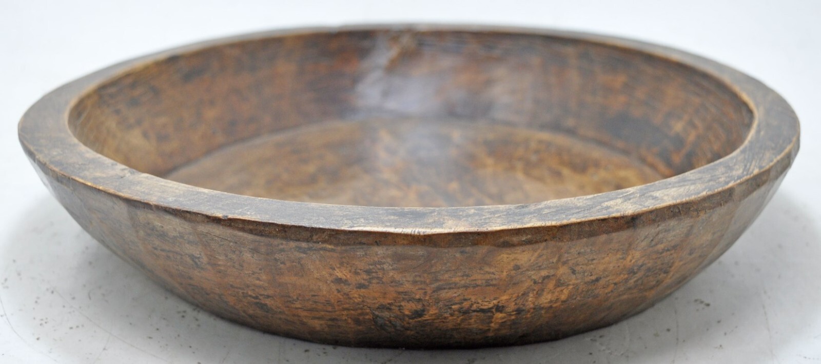 Antique Wooden Round Dough Kneading Bowl Original Old Hand Carved eBay