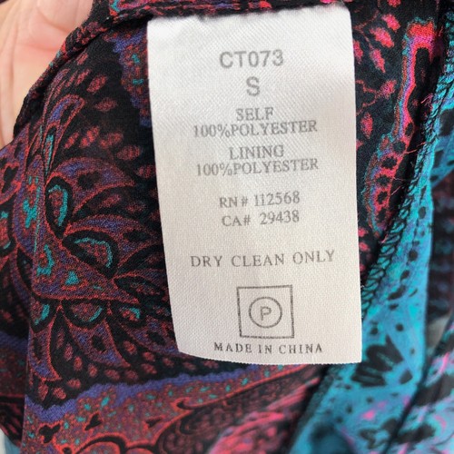 Miss Me Couture Top Damen kleine mehrfarbige Paisley Tunika Bluse gesmockt Boho - Bild 6 von 9