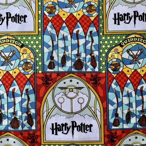 FQ HARRY POTTER QUIDDITCH STAINED GLASS HOGWARTS FABRIC CHARACTER