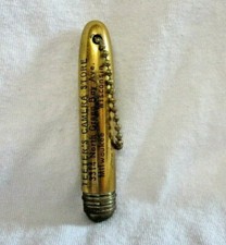 VINTAGE CAMERA LENS BRUSH BULLET STYLE KEY CHAIN FOR DISPLAY