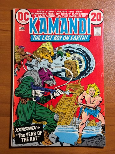 KAMANDI DC Comics No. 2 Jan 1973 The Last Boy on Earth 2nd App Kamandi FN - Picture 1 of 6