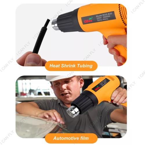 2000W Adjustable Electric Heat Gun Temperature Hot Air Heating Tool DF - Picture 8 of 10