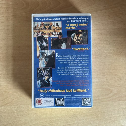 BUFFY THE VAMPIRE SLAYER THE MOVIE Ex Rental Big Box VHS Video, Kristy Swanson - Picture 2 of 3