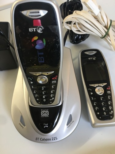 BT Calypso 225 Phone Main Base Unit With Extra Handset BOX3 329 - Zdjęcie 3 z 9