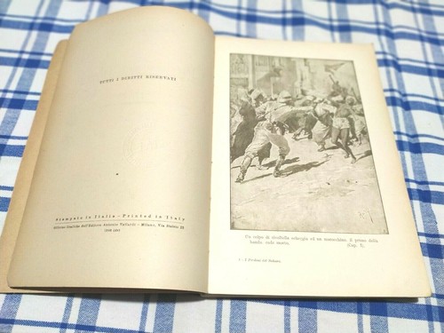 EMILIO SALGARI-I PREDONI DI ALGERI-VALLARDI EDITORE-1946-DISEGNI A. DELLA VALLE - Imagen 4 de 4