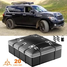 20cu ft Car Roof Top Cargo Carrier Bag Luggage Waterproof for Infiniti QX56 QX80