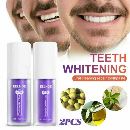 V34 Colour Corrector Teeth Whitening Sensitive Toothpaste Gel Oral