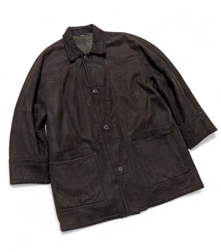 WERNER CHRIST Shearling Lambskin Jacket Coat Overcoat  - Picture 4 of 24