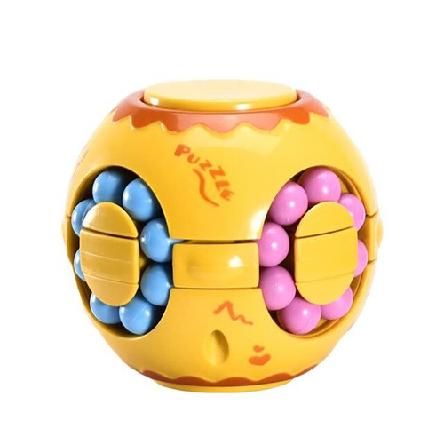 Fidget Spinner 3D Puzzle Magic Cube Ball Educational Toy Rotating Bean for Kids - Picture 16 of 20