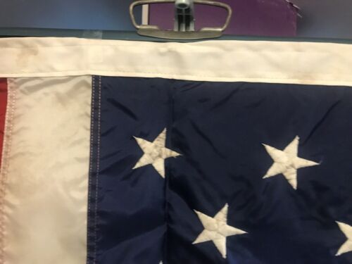 Vintage American FLAG 46" X 72" - No Rips or Holes - Made in USA - Picture 4 of 7