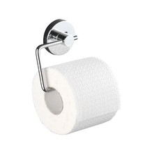 WENKO Toilettenpapierhalter Milazzo Vacuum-Loc Chrom Stahl Einfache Montage