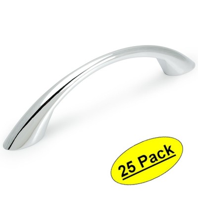 *25 Pack* Cosmas Cabinet Hardware Polished Chrome Handle Pulls - #4003CH