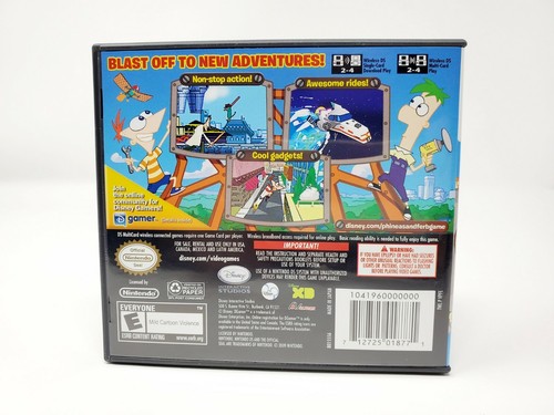 Phineas And Ferb Ride Again (Nintendo DS) Complete CIB w/manual - Picture 2 of 6