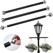 3 Pcs Lamp Post Cross Arm 16 Inch Handle Replacement Steel Cross Arm Ladder R...