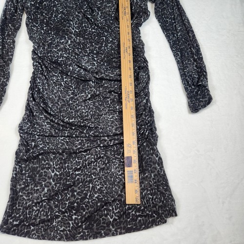 Seraphine Womens Maternity Dress Size 4 Black Nursing Wrap V-neck Pullover - Picture 13 of 15