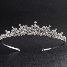 Vintage Headband Women's Bride Jeweled Headbands for Tiara Crown Crystal Party
