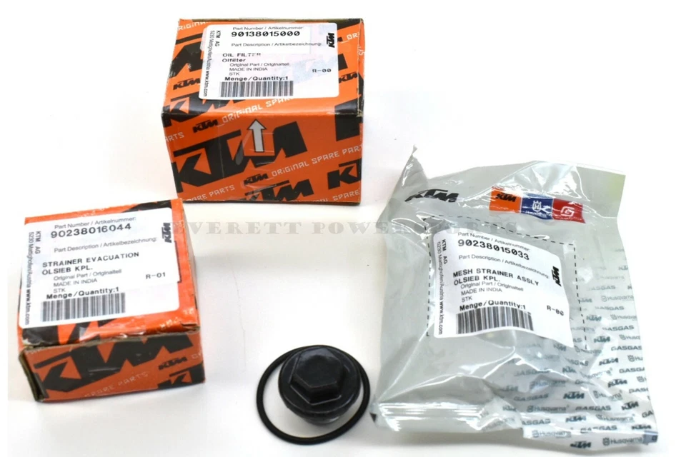 Kit Completo Filtro Aceite KTM 390 Duke RC Adventure ~15-24 OEM (Ver Años) #E239 B Foto 3 de 4