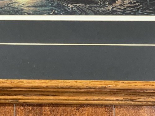 Terry Redlin 1983 SUNDOWN Mallard Ducks Print 22" x 18" x 2" Framed and Matted - Picture 7 of 17