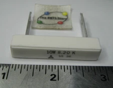 Panasonic 10 Watt 8.2 Ohm 8R2 10% Ceramic Cement High Power Resistor - NOS Qty 1
