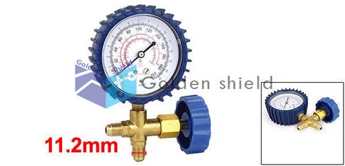 CT-466 Klimaanlage blau 3Wege Ventil 1/4"NPT Gewinde Einzelkrümmer Stärke220✦Kd - Bild 2 von 3