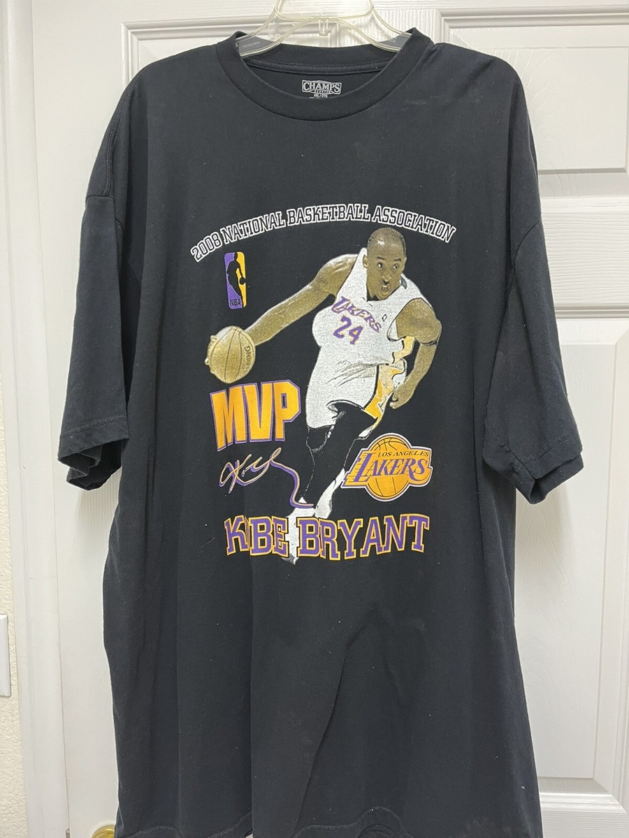 Kobe Bryant Tシャツ ブラック.size XL Kobe Bryant 2008 MVP Black T-Shirt Size 3XL | eBay