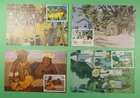 DR WHO 1984 FRENCH POLYNESIA 4 FDC MAXIMUM CARD ART R62806